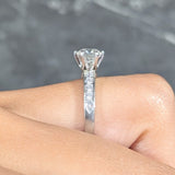 Tiffany & Co. Contemporary 1.33 CTW Diamond Platinum Engagement Ring Wilson's Estate Jewelry