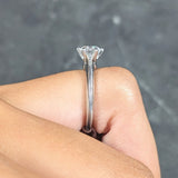 Tiffany & Co. Mid-Century 1.06 CTW Transitional Cut Solitaire Diamond Engagement Ring GIA Wilson's Estate Jewelry