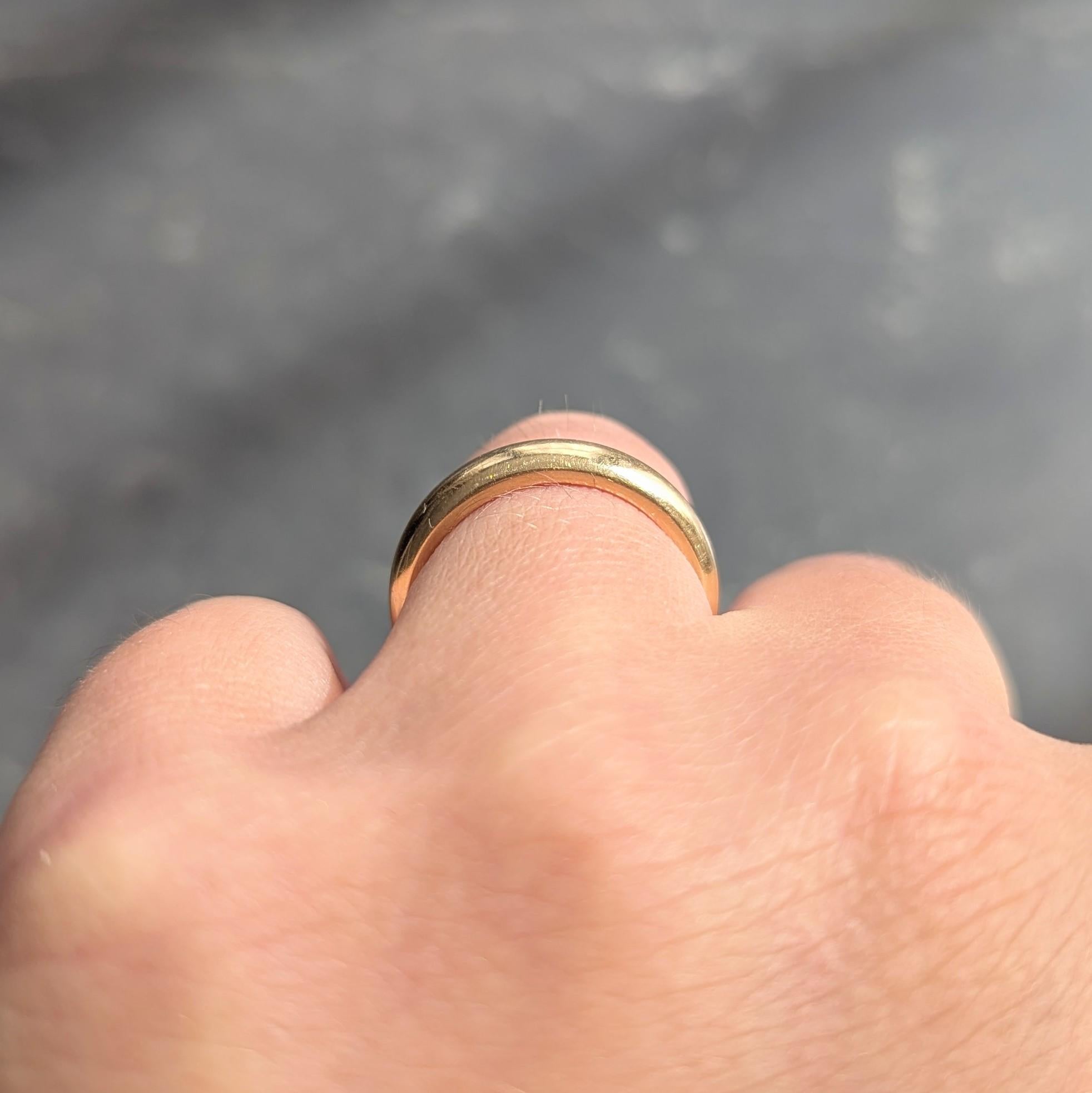 Cartier 2000's 18 Karat Yellow Gold Wedding Band Ring
