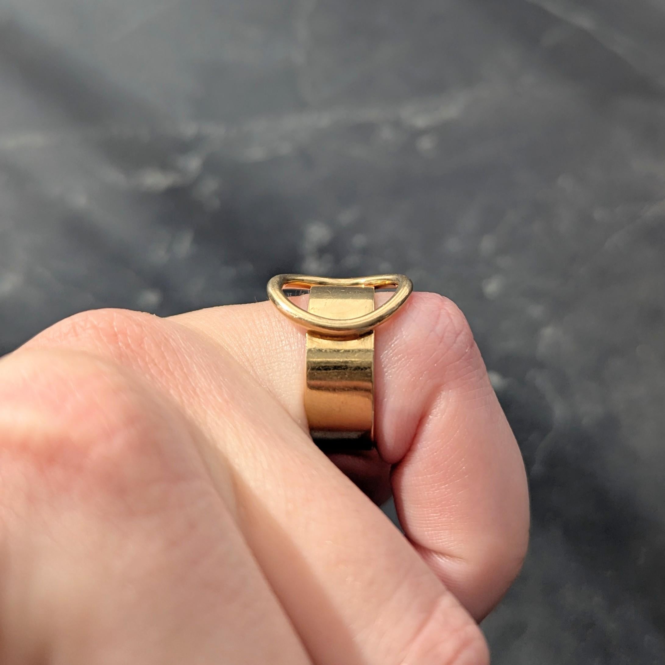 Cartier Dinh Van 1970's 18 Karat Yellow Gold Vintage Circle Band Ring