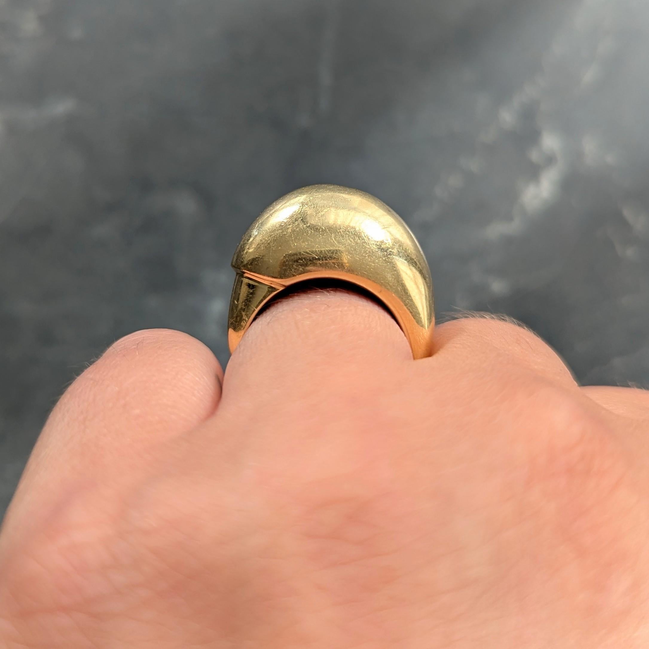 Tiffany & Co. Elsa Peretti 1970's 18 Karat Yellow Gold Vintage Eagle Talon Ring