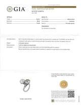 Mid-Century 3.52 CTW Old Mine Cut Diamond Pinctada Pearl Platinum Toi-Et-Moi Vintage Ring GIA Wilson's Estate Jewelry