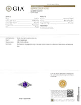 Edwardian 1.48 CTW No Heat Ceylon Purple Sapphire 14 Karat Gold Engagement Ring GIA Wilson's Estate Jewelry