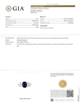 Tiffany & Co. Victorian 2.48 CTW No Heat Sapphire Diamond Platinum 18 Karat Gold Antique Three Stone Ring GIA Wilson's Estate Jewelry