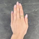 Art Nouveau 18 Karat Yellow Gold Orange Blossom Garland Antique Band Ring