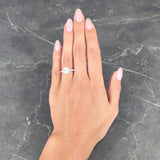 Ritani Contemporary 1.55 CTW Diamond 14 Karat Cushion Engagement Ring GIA