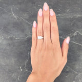 Art Deco 0.46 CTW Diamond Platinum Trellis Engagement Ring
