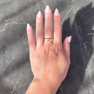 Tiffany & Co. 1999 18 Karat Yellow Gold Vintage Wedding Band Ring