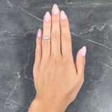 Art Deco 0.30 CTW Diamond Platinum Ornate Geometric Engagement Ring
