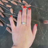 Edwardian 1.25 CTW Diamond Platinum Scrolled Engagement Ring GIA