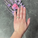1960's Vintage 1.25 CTW 18 Karat Gold Stacking Band Ring