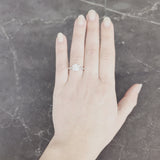 Art Deco 2.43 CTW Old Mine Cut Diamond Orange Blossom Solitaire Platinum Engagement Ring