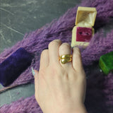 1870's Victorian 18 Karat Yellow Gold Snake Band Antique Ring