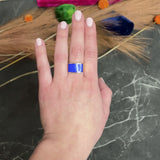 Retro Lapis Lazuli 14 Karat Yellow Gold Unisex Signet Ring