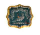 1900's Victorian Bloodstone Intaglio 14 Karat Gold Pheasant Fob Pendant - Wilson's Estate Jewelry