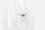 1950's Bailey Banks and Biddle 1.93CTW Emerald Cut Diamond & Platinum Engagement Ring GIA Wilson's Estate Jewelry