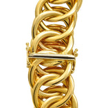 1960’s Vintage 14 Karat Yellow Fancy Gold Interlaced Chain Necklace - Wilson's Estate Jewelry