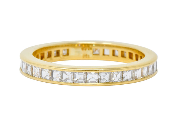 Tiffany & Co. Vintage 1.20 CTW Diamond 18 Karat Gold Eternity Band Ring - Wilson's Estate Jewelry