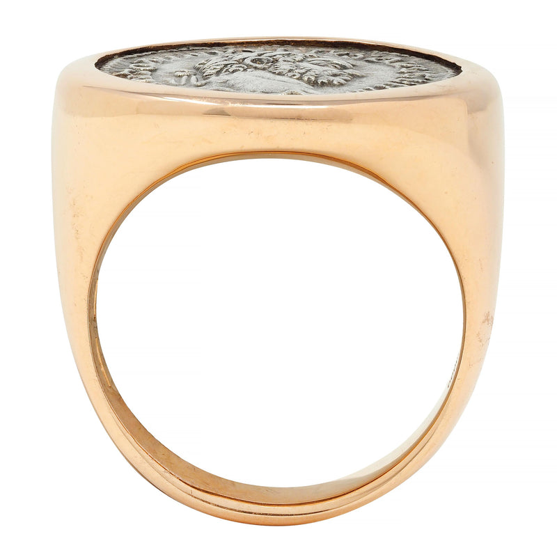 Bulgari sales signet ring