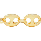 Gucci 2006 18 Karat Yellow Gold Puffed Mariner Link Bracelet