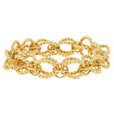 Schlumberger Tiffany & Co. 18 Karat Yellow Gold Circle Rope Bracelet