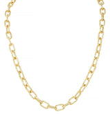 1960's 18 Karat Yellow Gold Twisted Cable Link Chain Necklace