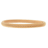 Tiffany & Co. 18 Karat Rose Gold Woven Mesh Somerset Bangle Bracelet