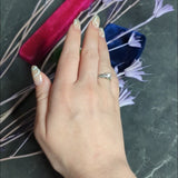 Art Deco 0.67 CTW Diamond Platinum Filigree Engagement Ring