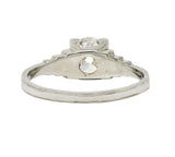 Art Deco 1.23 CTW Old European Cut Diamond Platinum Vintage Engagement Ring GIA Wilson's Estate Jewelry
