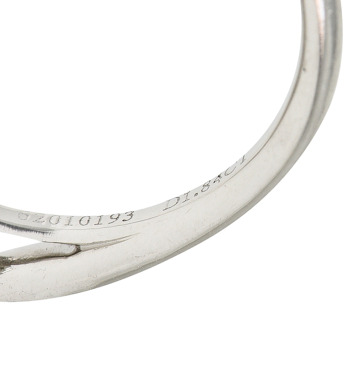 Tiffany & Co. Contemporary 2.02 CTW Diamond Platinum Harmony Engagement Ring Wilson's Estate Jewelry
