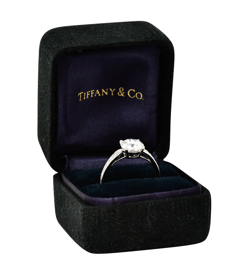 TIFFANY & CO. 5 STONE DIAMOND 0.55CTW F VS PLATINUM WEDDING BAND RING SIZE  6.25 W/ POUCH - Hawaii Estate & Jewelry Buyers