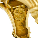 SeidenGang 1980s 18 Karat Yellow Gold Greek Hermes Unisex Vintage Signet Ring Wilson's Estate Jewelry