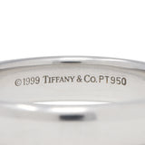 1999 Tiffany & Co. Platinum 4.5MM Vintage Unisex Wedding Band Stackable Ring Wilson's Estate Jewelry