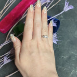 Art Deco 0.37 CTW Diamond 18 Karat White Gold Engagement Ring
