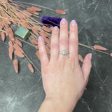 Art Deco 1.20 CTW Diamond Platinum Engagement Ring
