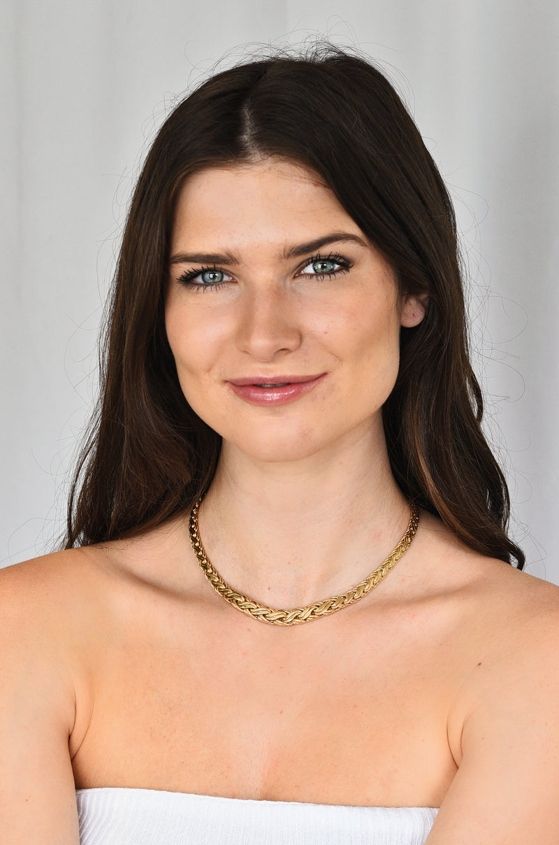 Tiffany & Co. Vintage 14 Karat Gold Wheat Chain NecklaceNecklace - Wilson's Estate Jewelry