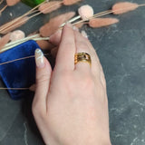 Bulgari Contemporary 18 Karat Gold Parentesi Italian Band Ring