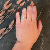 Edwardian 1.95 CTW Old Mine Diamond Platinum Engagement Ring