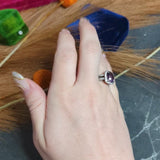 Vintage 4.74 CTW No Heat Spinel Diamond Platinum Cocktail Ring GIA