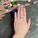 Art Deco 5.37 CTW Old European Diamond Platinum Vintage Engagement Ring GIA