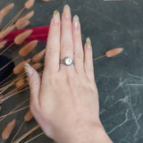 Belle Epoque 2.97 CTW Diamond Platinum Bow Antique Engagement Ring