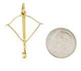 1940’s Vintage 18 Karat Gold Crossbow Charmcharm - Wilson's Estate Jewelry
