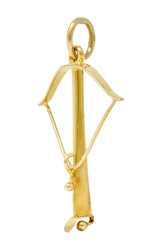 1940’s Vintage 18 Karat Gold Crossbow Charmcharm - Wilson's Estate Jewelry