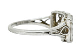 Edwardian Diamond Platinum 1916 Date RingRing - Wilson's Estate Jewelry