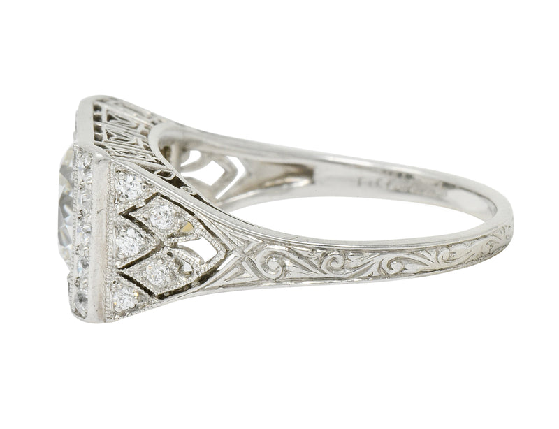 Tiffany & Co. Pre-Owned Platinum Art Deco Diamond Ring - Farfetch