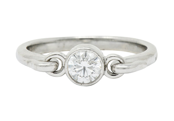 Elsa Peretti Tiffany & Co. 0.25 CTW Platinum Swan RingRing - Wilson's Estate Jewelry