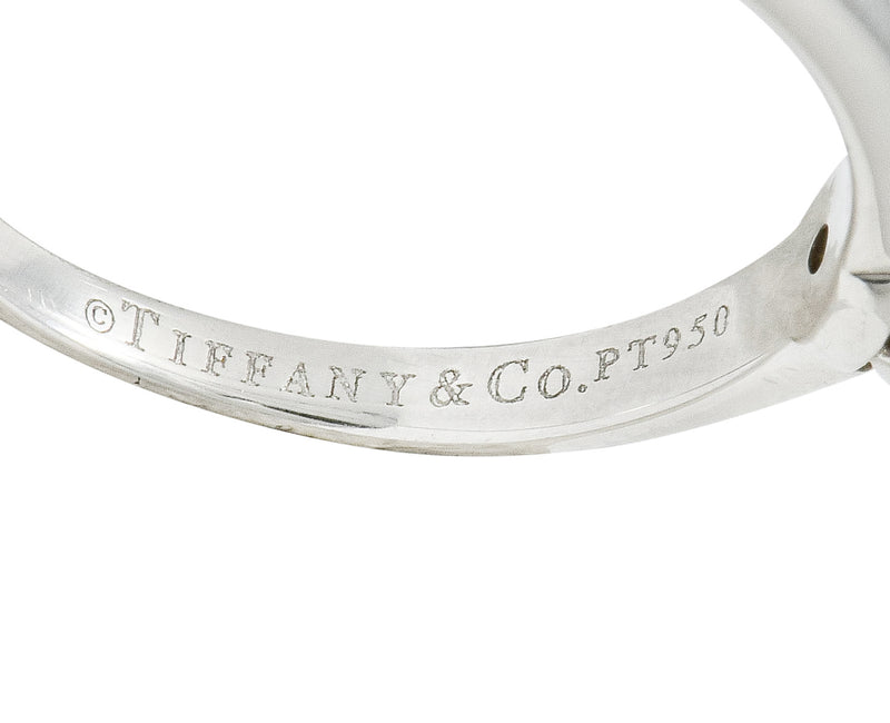 Tiffany & Co. 1.35 CTW Diamond Platinum Solitaire Engagement Ring Wilson's Estate Jewelry