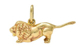 Tiffany & Co. Retro 14 Karat Gold Lion Charmcharm - Wilson's Estate Jewelry