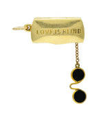 Sloan & Co. Retro 14 Karat Gold Love Is Blind Charmcharm - Wilson's Estate Jewelry