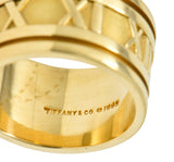 1995 Tiffany & Co. 18 Karat Gold Unisex 12MM Atlas Band RingRing - Wilson's Estate Jewelry
